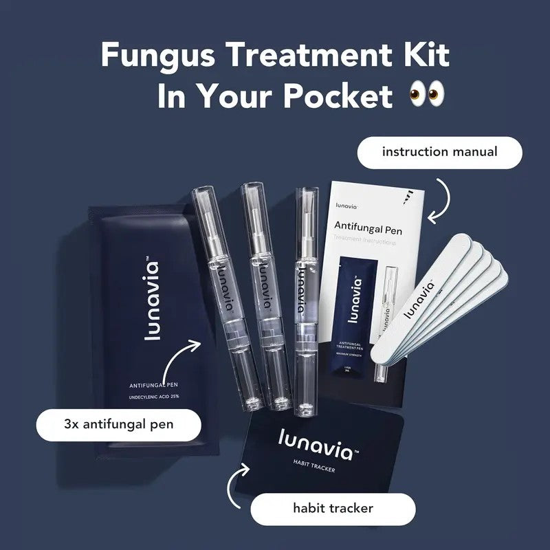 Antifungal Pen – Cures Most Athlete’s Foot, Jock Itch, and Ringworm - 25% Undecylenic Acid with added Tea Tree, Jojoba, Clove Bud Oils & Aloe - 3-Pack Twist Pen (9ML Volume)