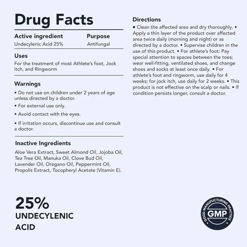 Antifungal Pen – Cures Most Athlete’s Foot, Jock Itch, and Ringworm - 25% Undecylenic Acid with added Tea Tree, Jojoba, Clove Bud Oils & Aloe - 3-Pack Twist Pen (9ML Volume)